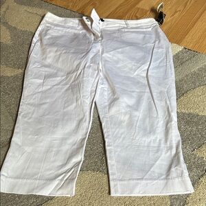 Attention Slim Fit White Pants